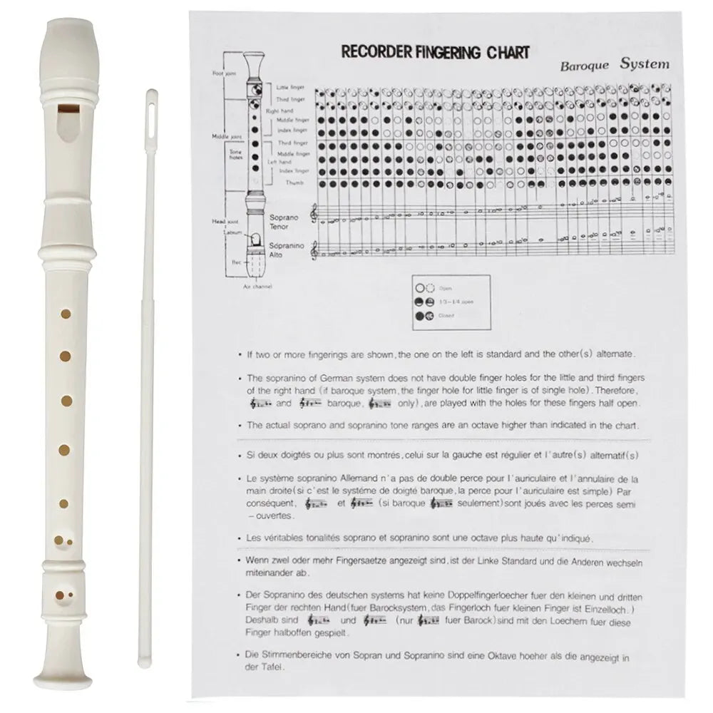 8 Hole Clarinet Long Flute