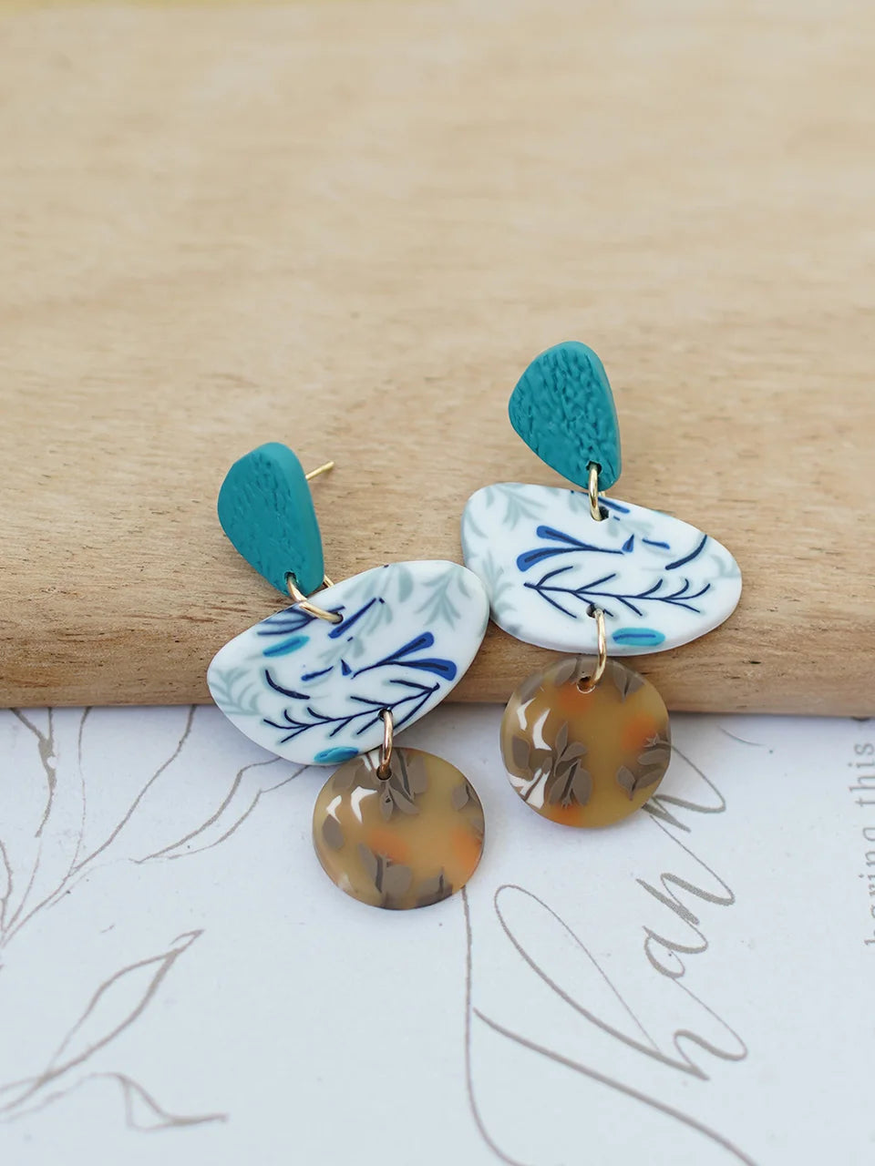 Bohemian Vintage Earthy Tone Earrings