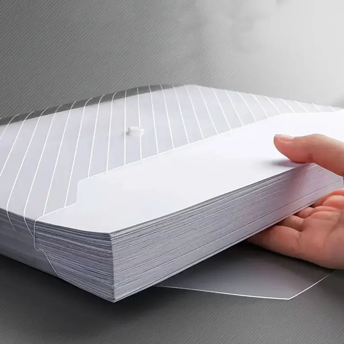 A4 Transparent Document File Bags