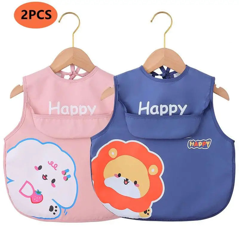 2Pcs/1Pc Feeding Baby Bib