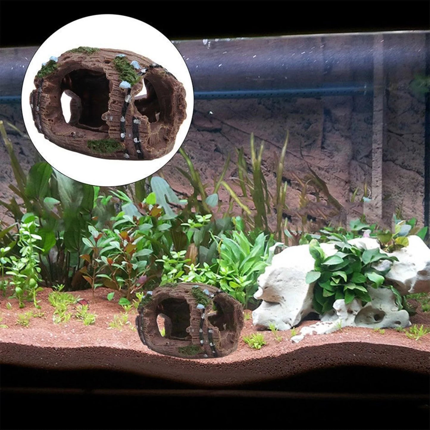 Fish Tank Artificial Bridge Resin Landscape Decoration