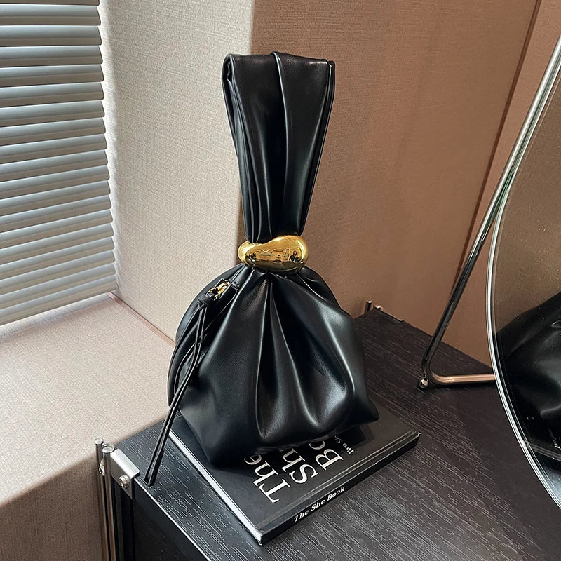 Elegant PU Leather Evening Clutch Bag