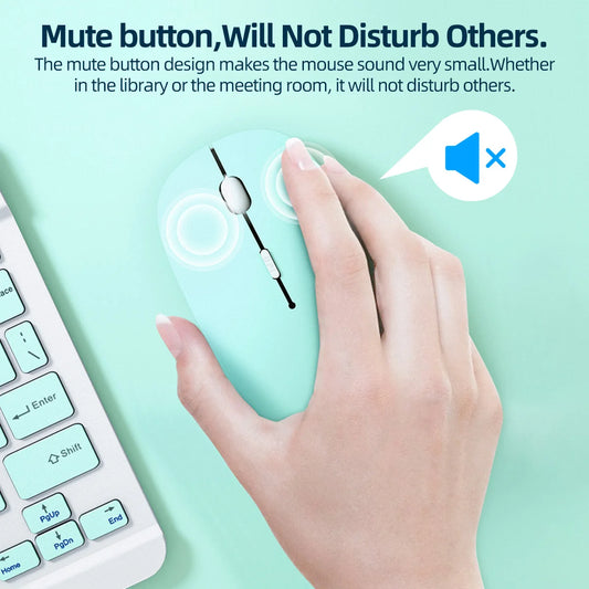 Wireless Bluetooth Mouse for Tablets & Laptops