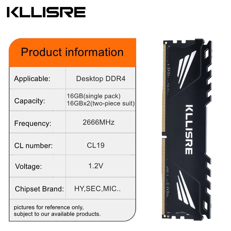 Kllisre DDR4 Desktop RAM