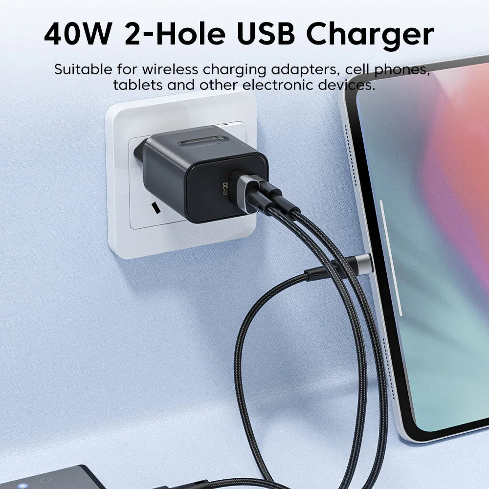 Olaf 40W USB C Quick Charger Adapter