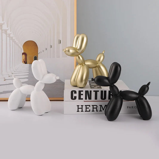 Nordic Balloon Dog Resin Figurine