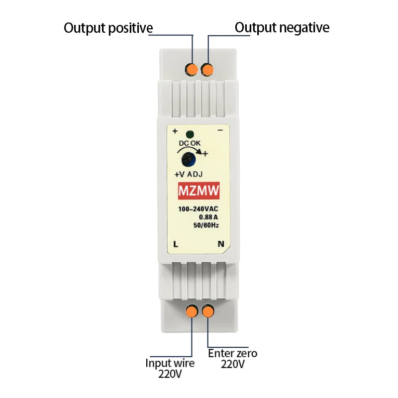 MZMW DR-15 DIN Rail Switching Power Supply