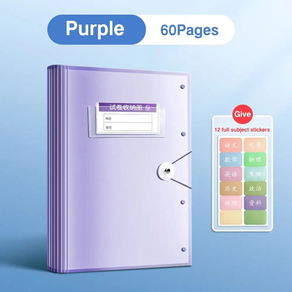 A3 Large Capacity File Folder