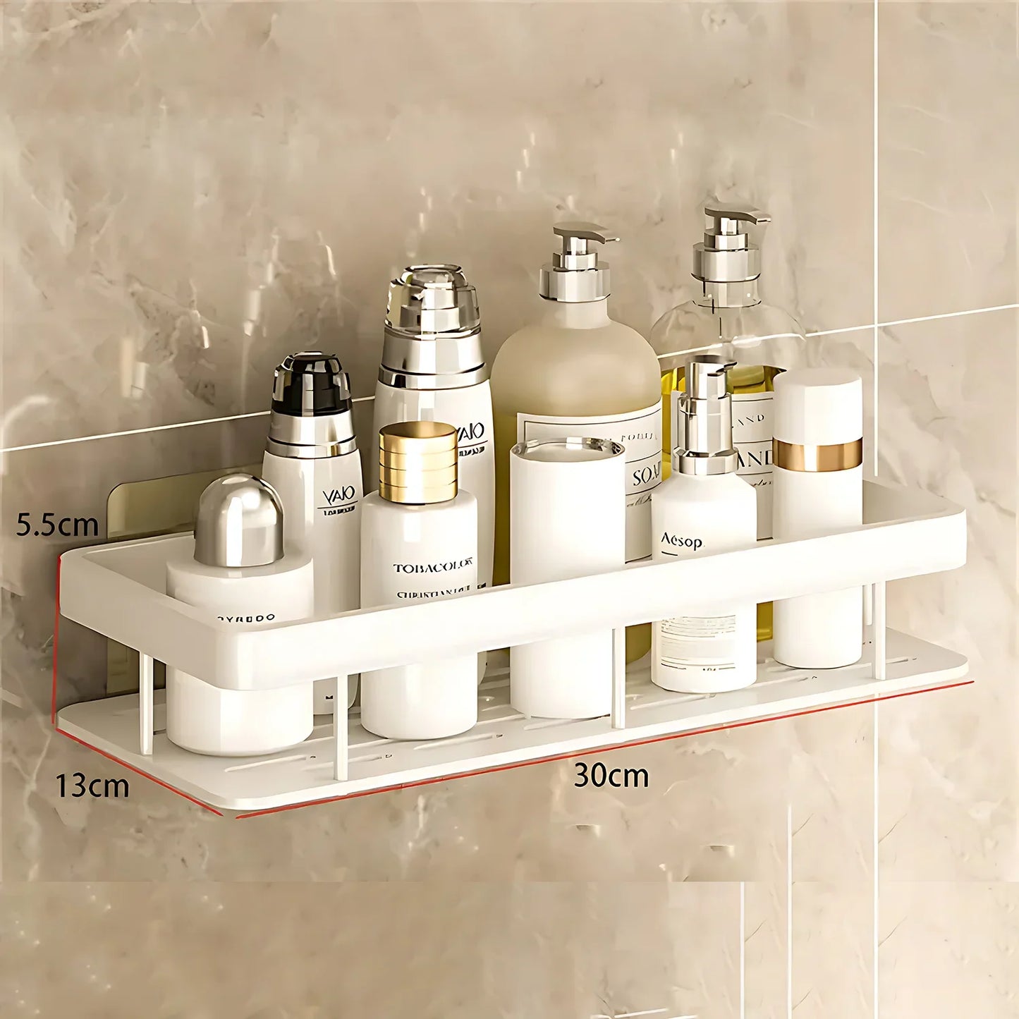 2Pcs Bathroom Shelf Kitchen Storage Organizer