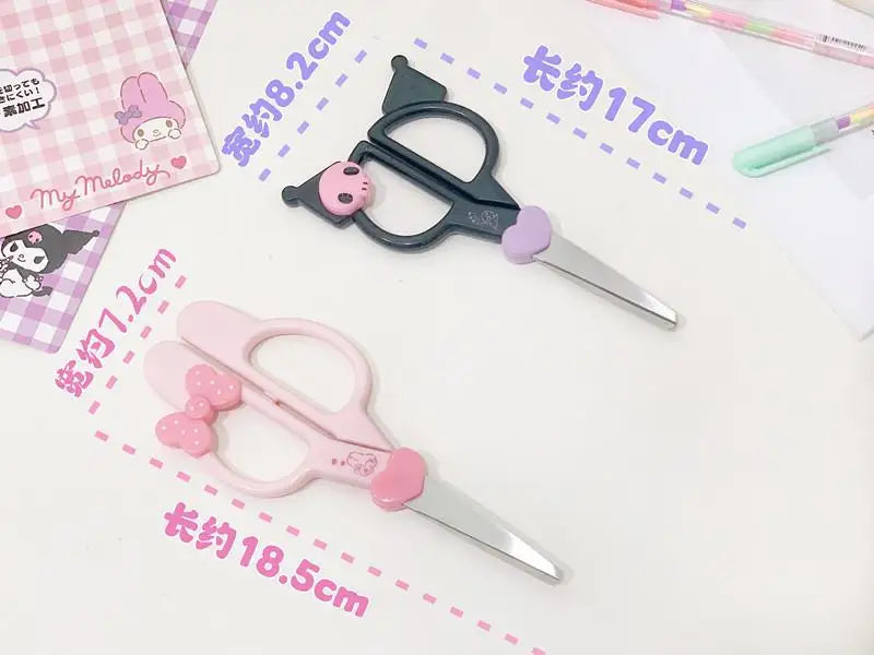 San Liou Cute Cartoon Hello Kitty My Melody Kuromi Scissors