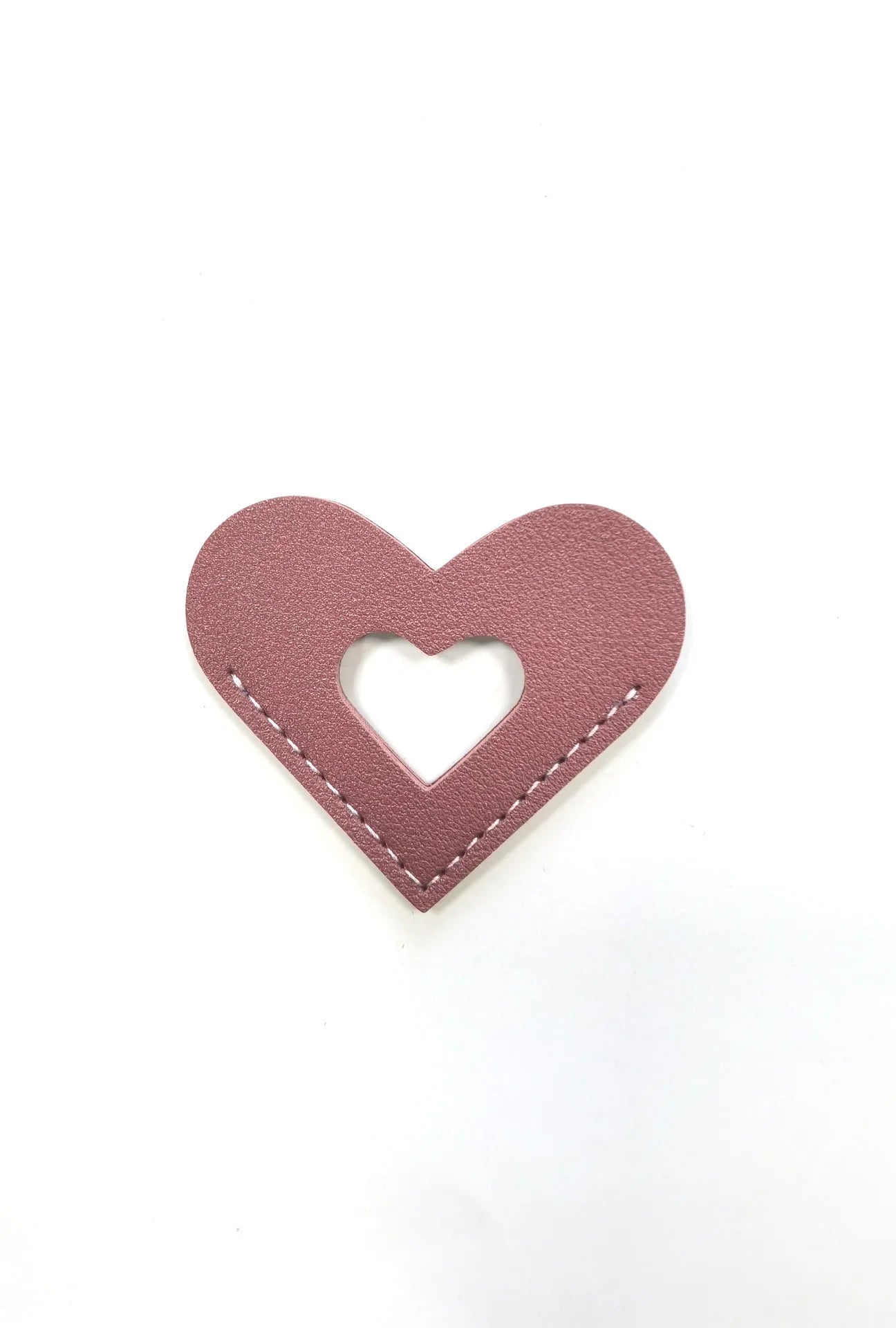 Leather Love Shaped Bookmarks