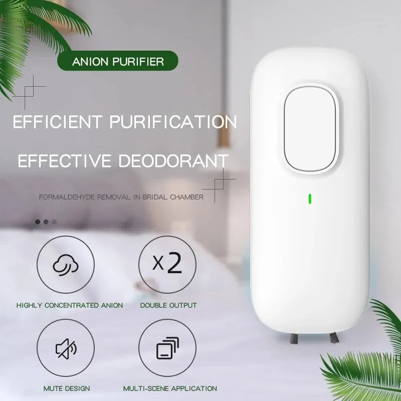 Plug-in Air Purifier with Negative Ion Generator