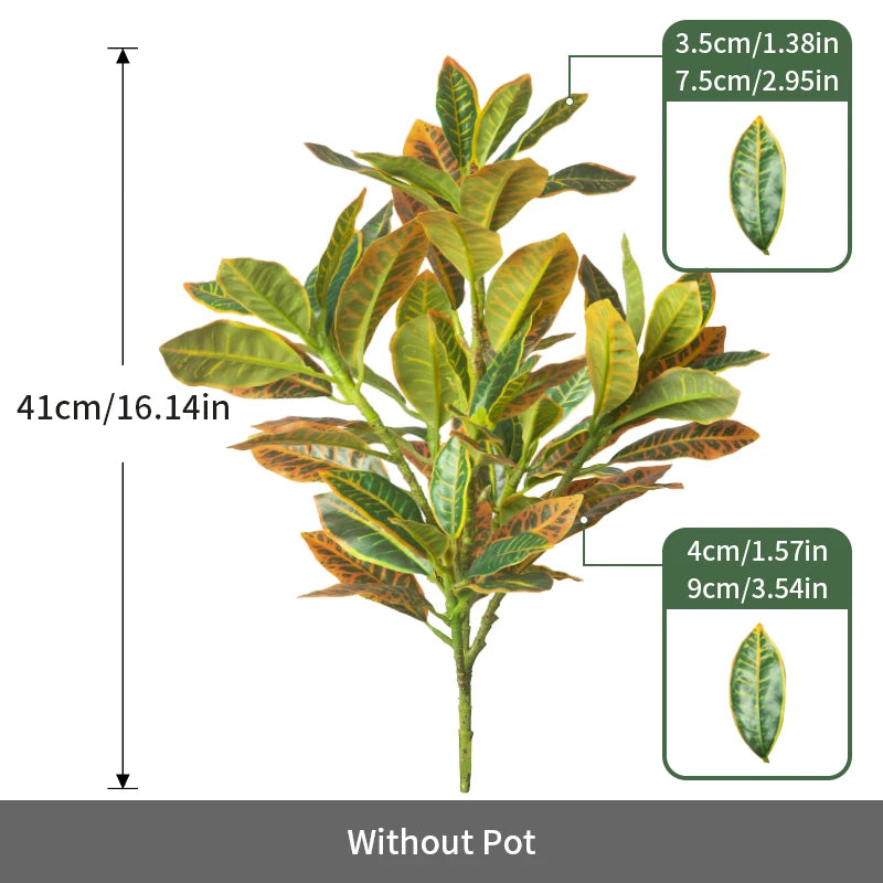 24-41cm Artificial Plant Fake Ficus Tree