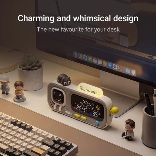 Smart Temperature & Humidity Desk Clock