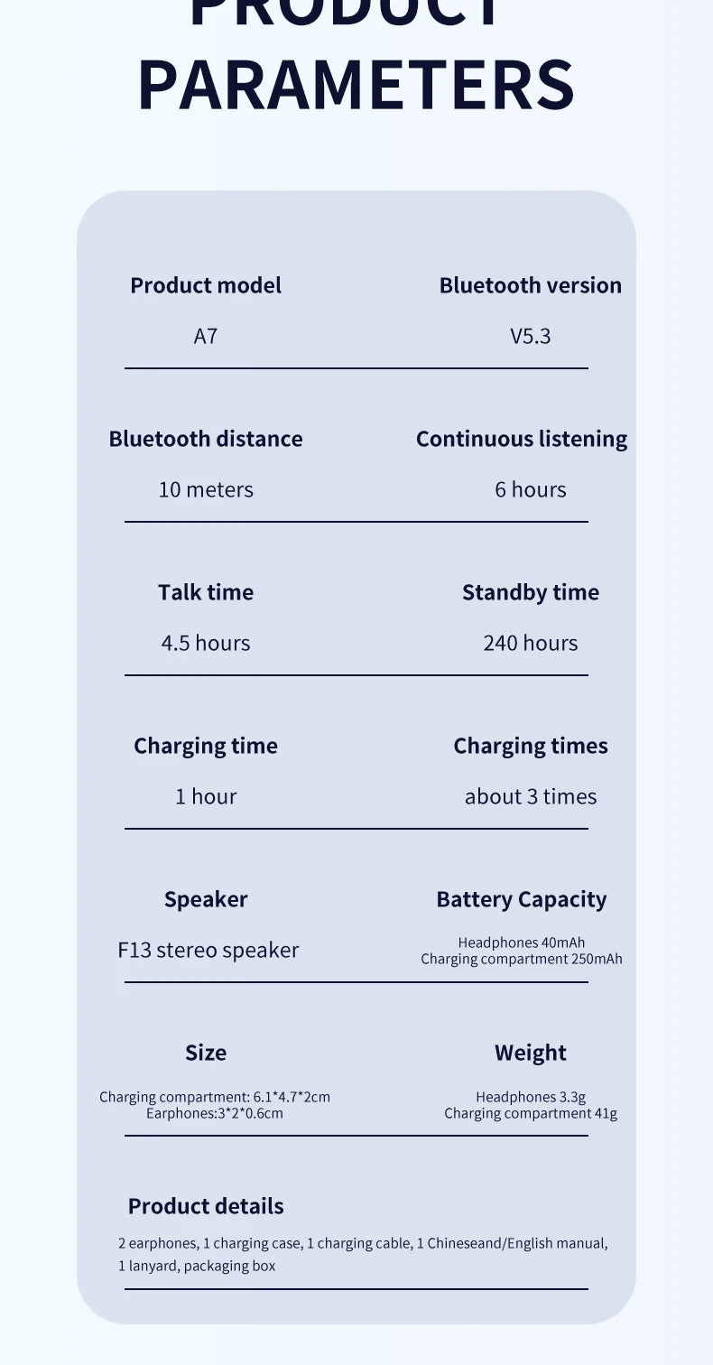 Air Pro Bluetooth 5.1 Wireless Earbuds