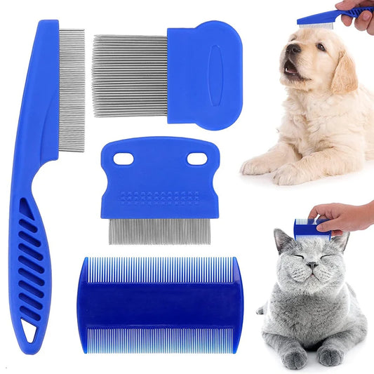 Pet Grooming & Flea Comb Set
