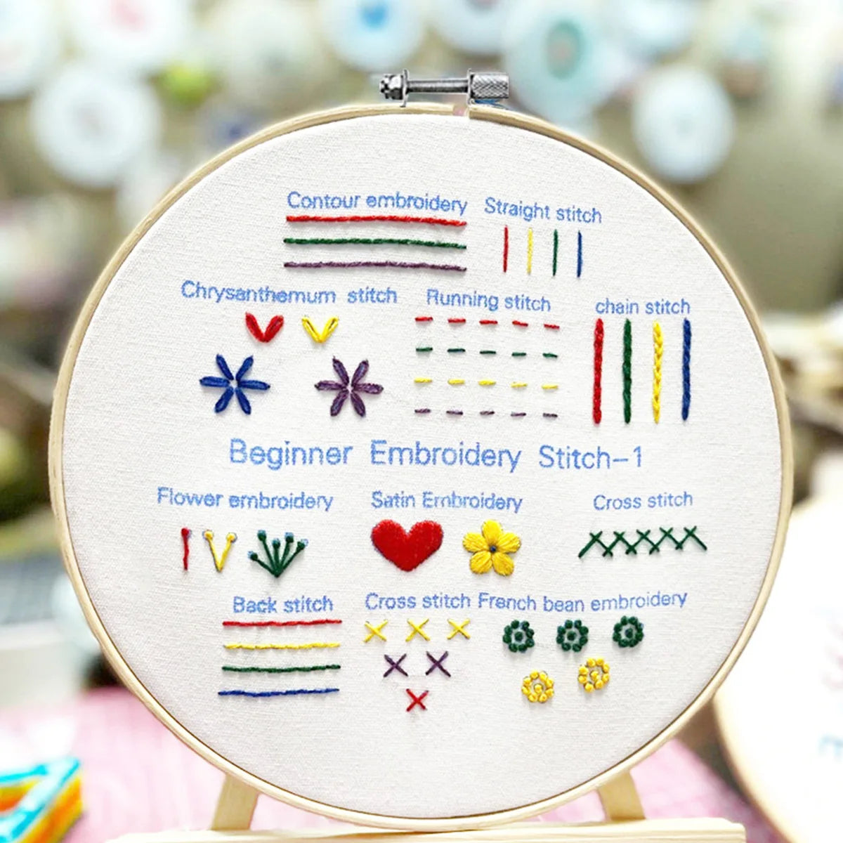 DIY Embroidery Stitch Practice Kit