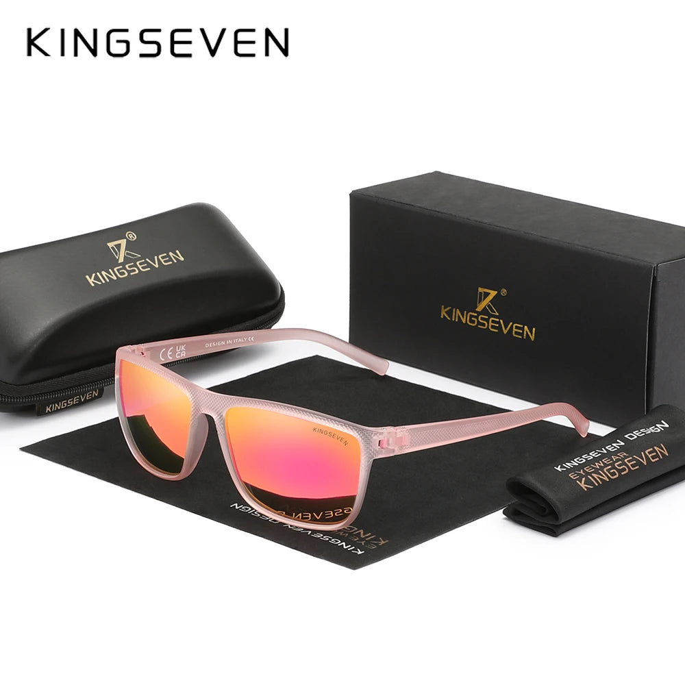 KINGSEVEN  Polarized Classic Square Sunglasses