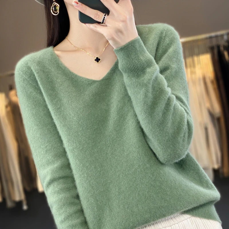 100% Pure Wool Cashmere Sweater