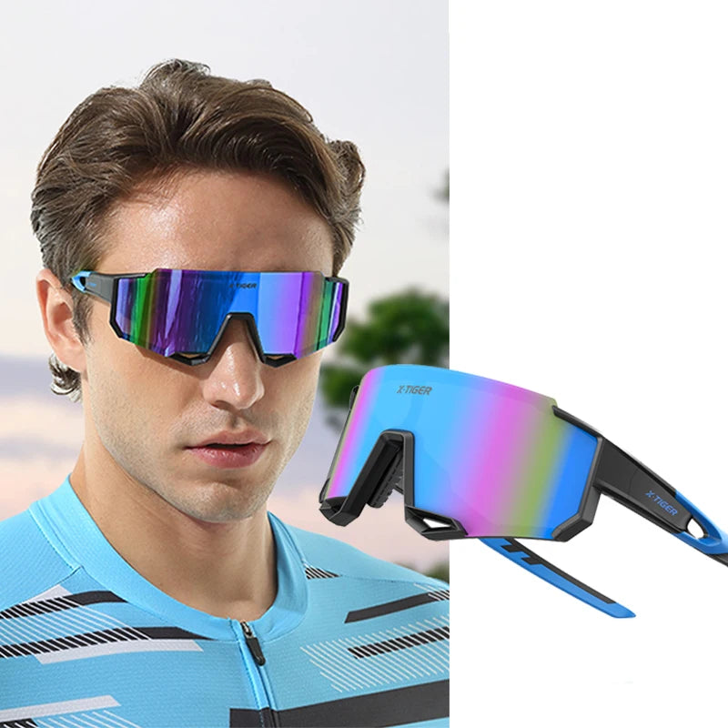 X-TIGER Adult Polarized Cycling Glasses