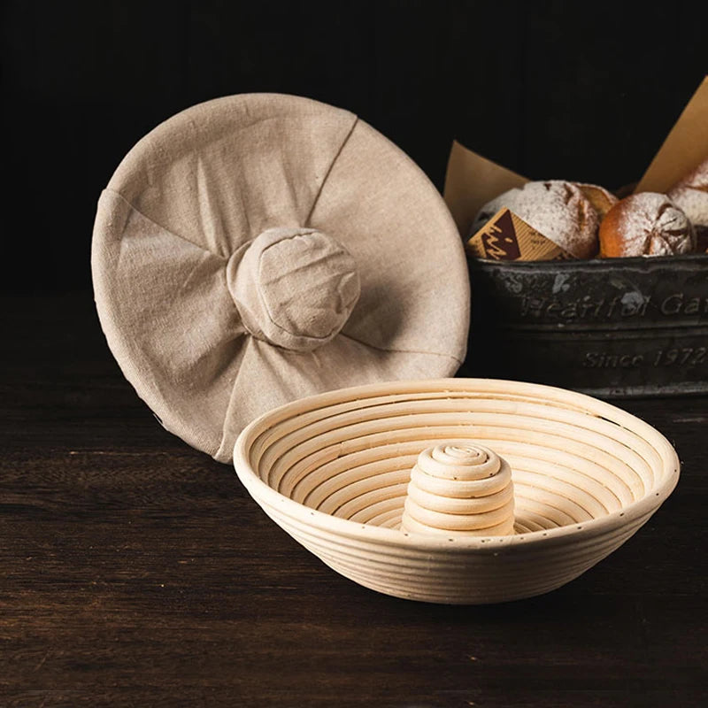 Banneton Set or Bread Tools Optional Natural Rattan Basket
