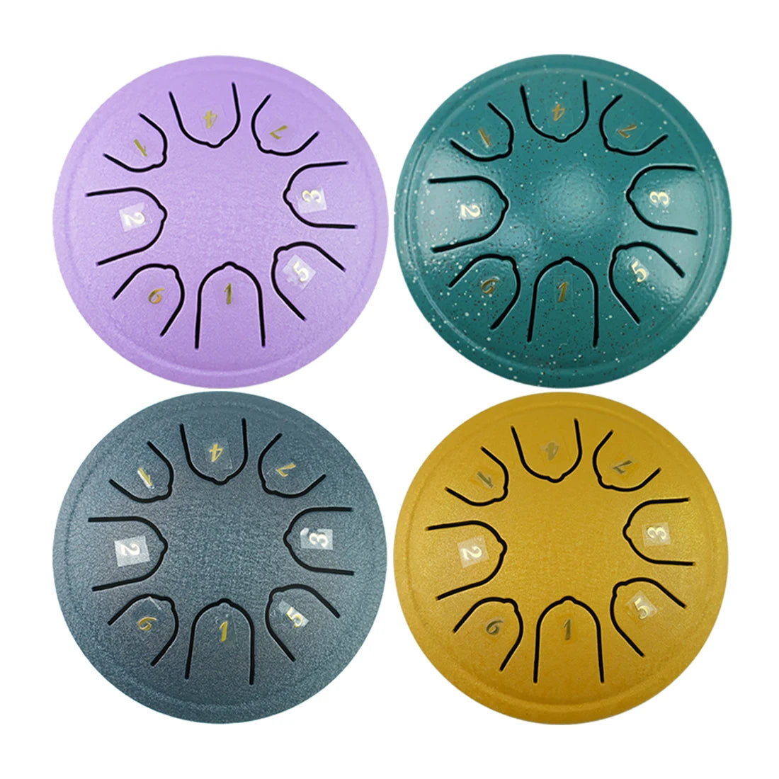 4.5 Inch 8 Tone Steel Tongue Drum