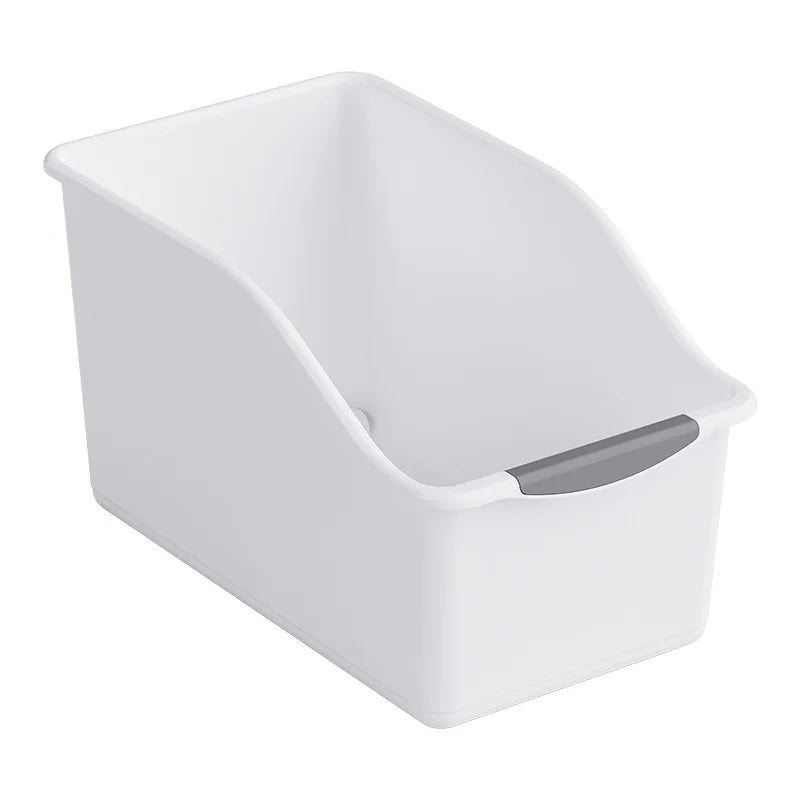Curved Plastic Storage Bin Organizer
