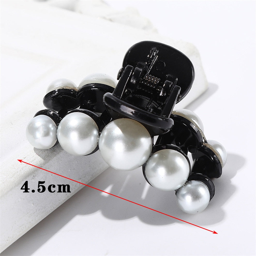 Big Pearls Hair Claw Clips
