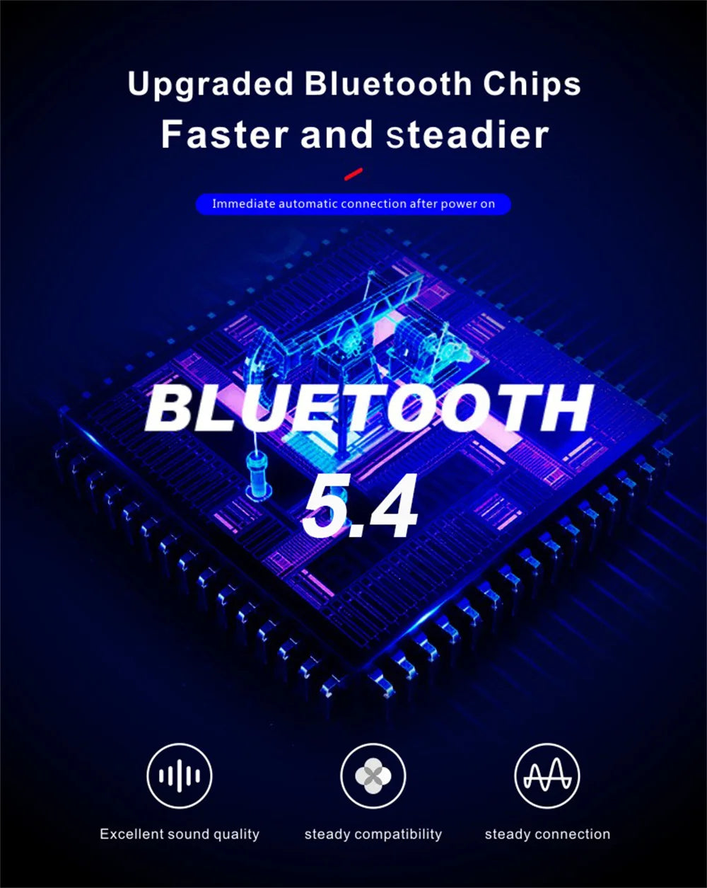 Stereo Sound Wireless Bluetooth Sunglasses