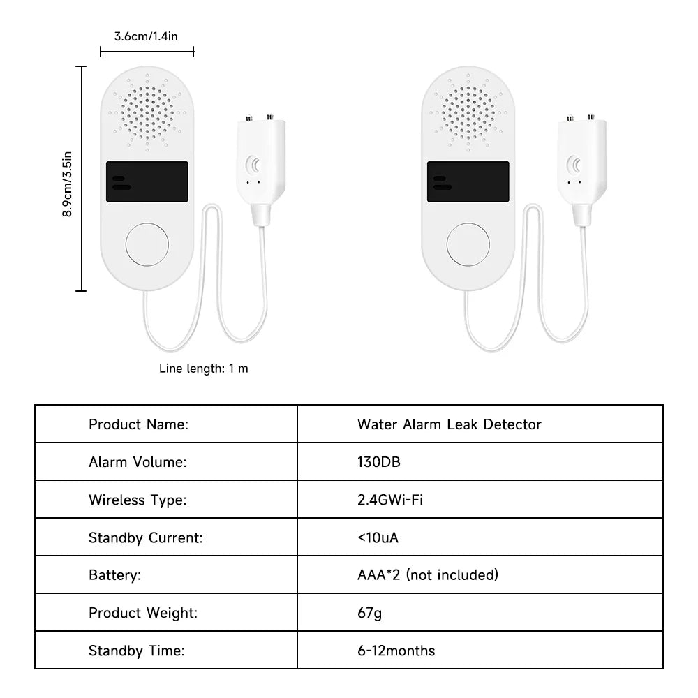 Tuya WiFi Water Leak Sensor