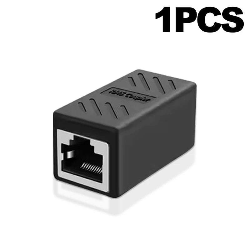 RJ45 Female to Female Ethernet Connector for Cat5e, Cat6 & Cat7 LAN Cables