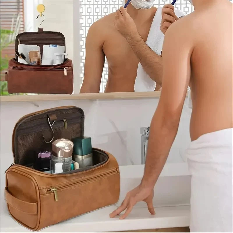 Leather Toiletry Bag