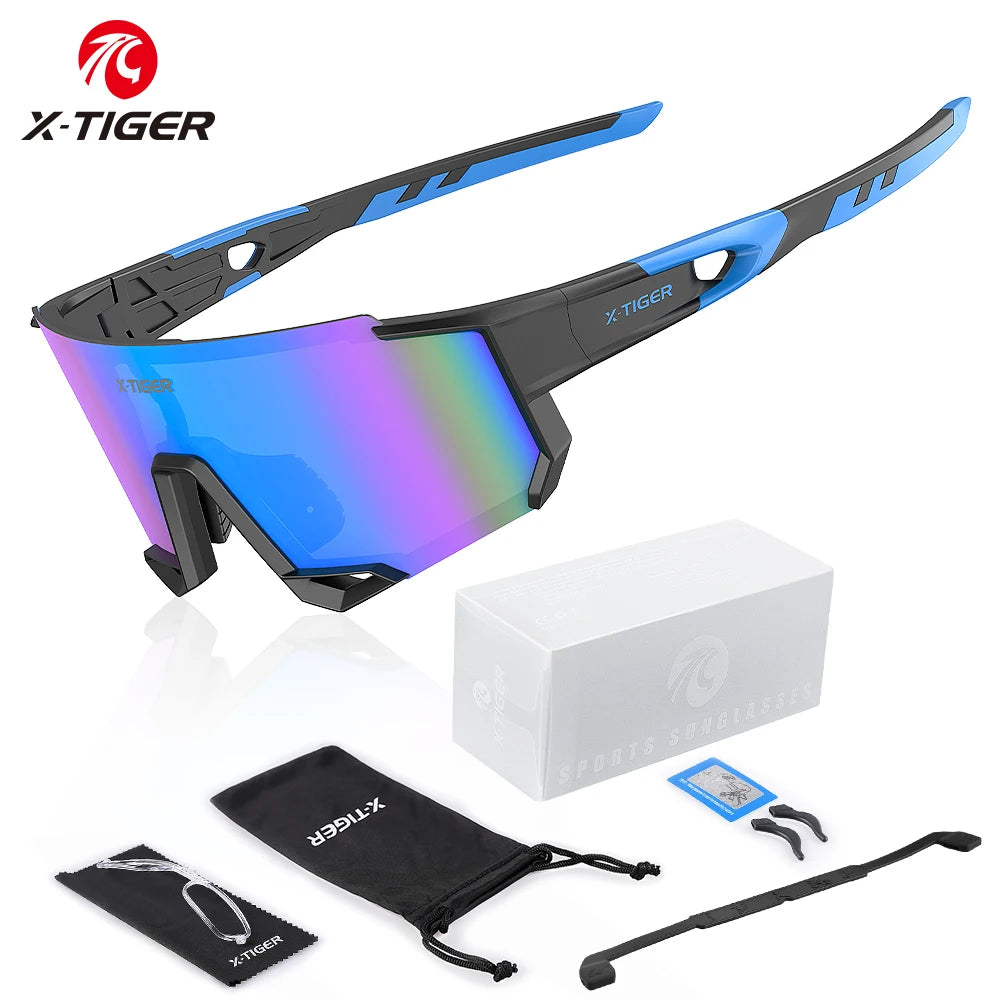 X-TIGER Adult Polarized Cycling Glasses