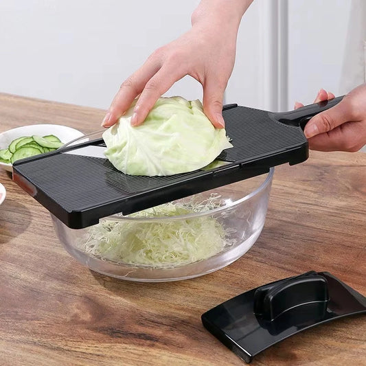 Manual Vegetable Grater with Stainless Steel Blades
