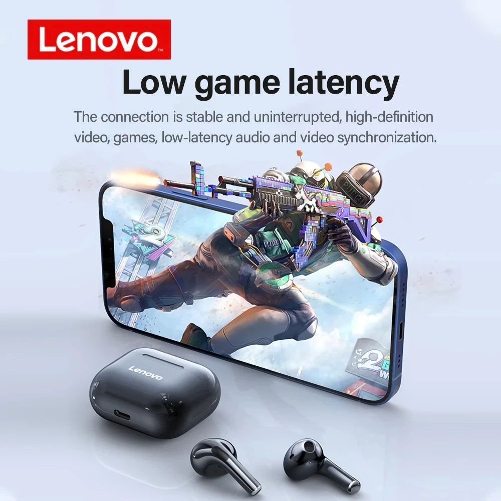 Original Lenovo lp40 Bluetooth Earphones With Microphone