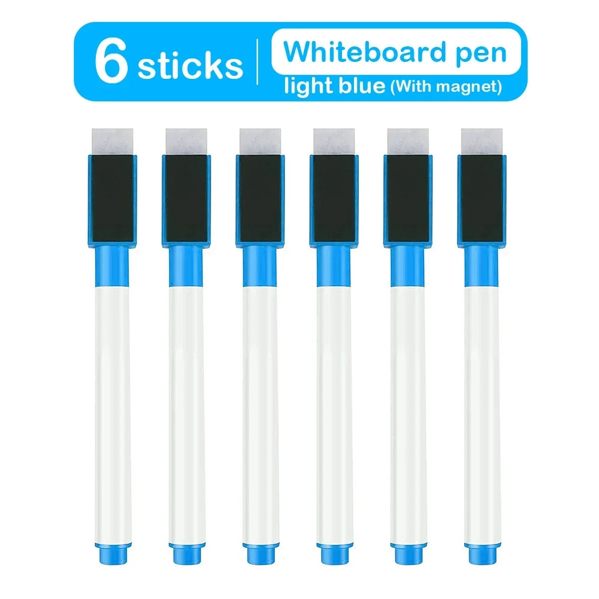 Magnetic Erasable Whiteboard Marker Set