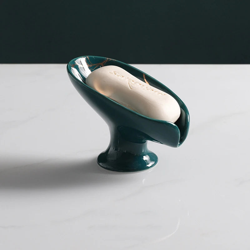Ceramic Leaf Soap Dish
