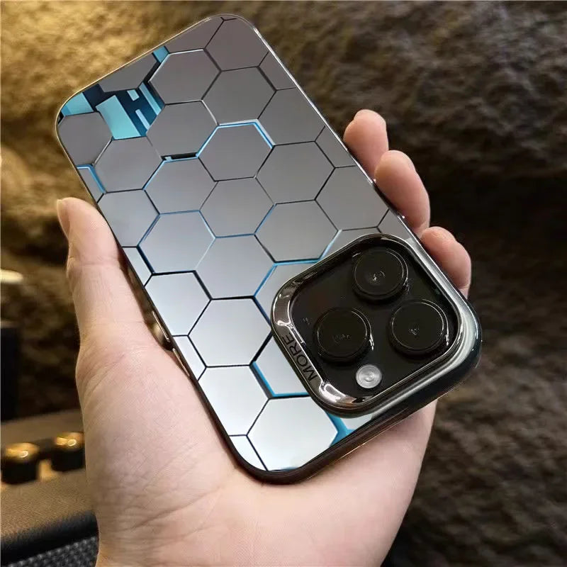 Building Design Laser Phone Case For iPhone