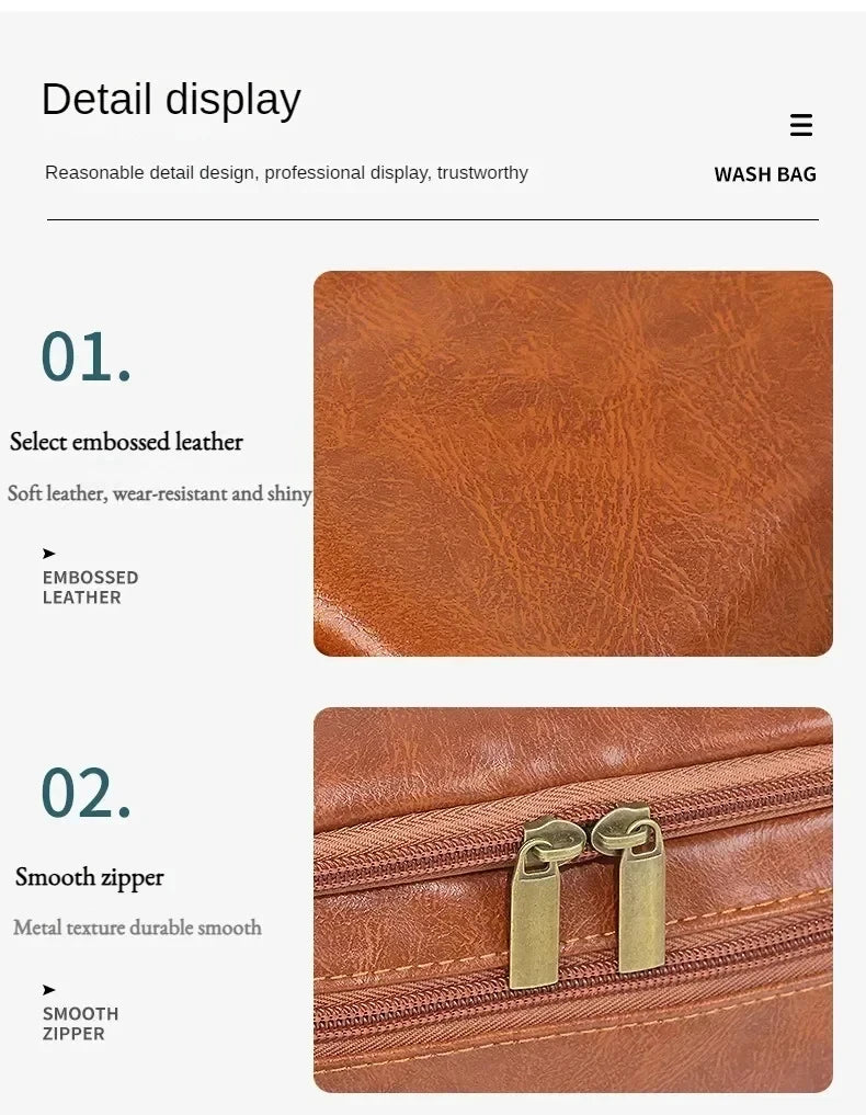 Leather Toiletry Bag