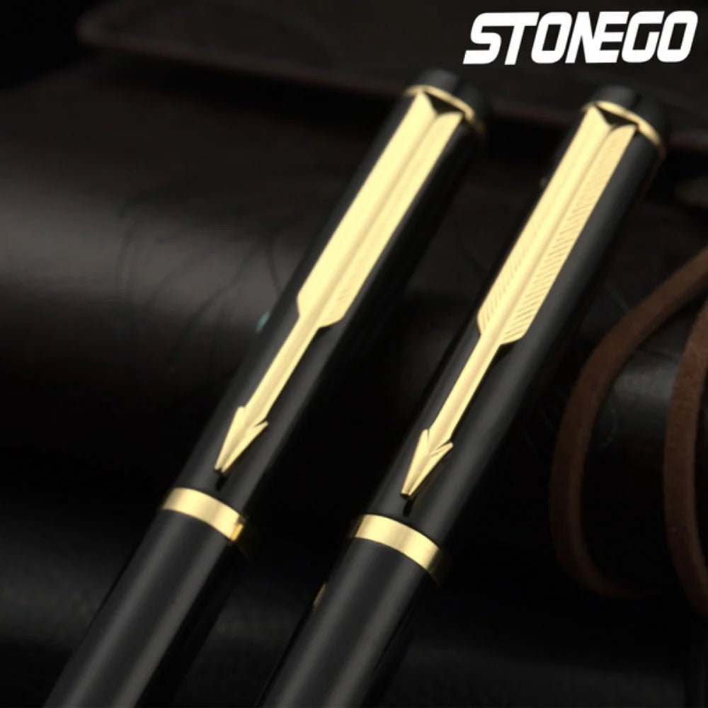 STONEGO Capless Metal Chrome Twist Ballpoint Pen