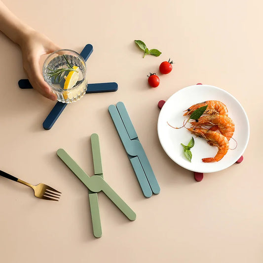 Silicone Folding Trivet Mat