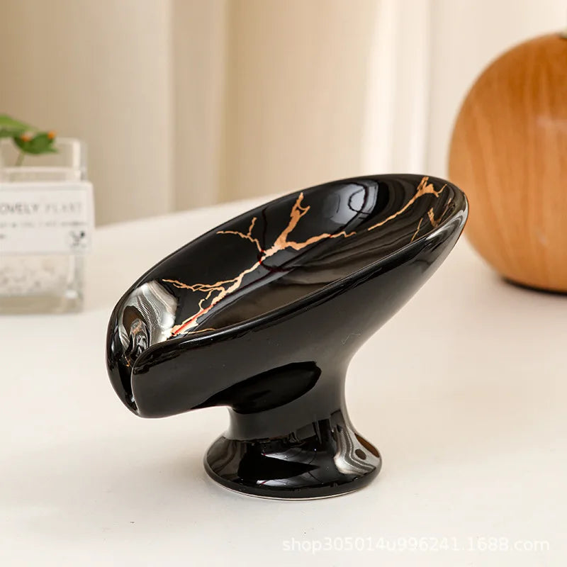 New 1 ceramic Leay shower soap holder