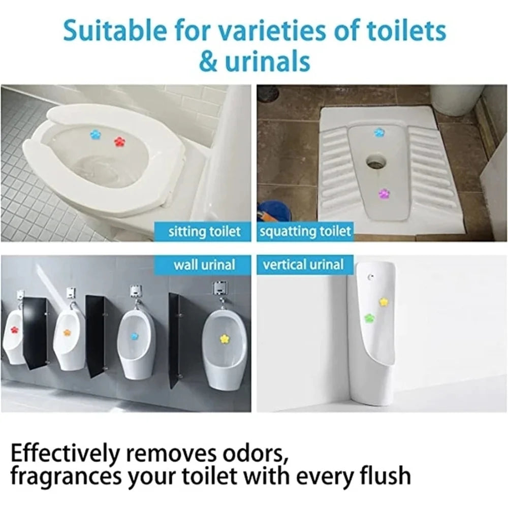 1/3/6/9Pcs Multipack Flower Aroma Toilet Cleaning Gel