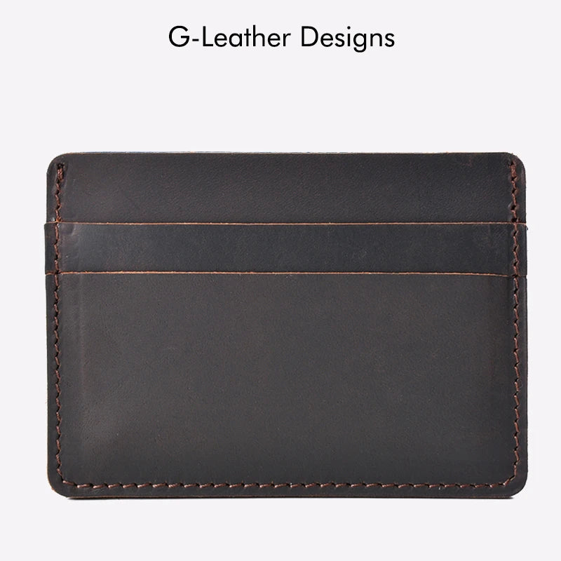 Genuine Leather Card Holder Wallet