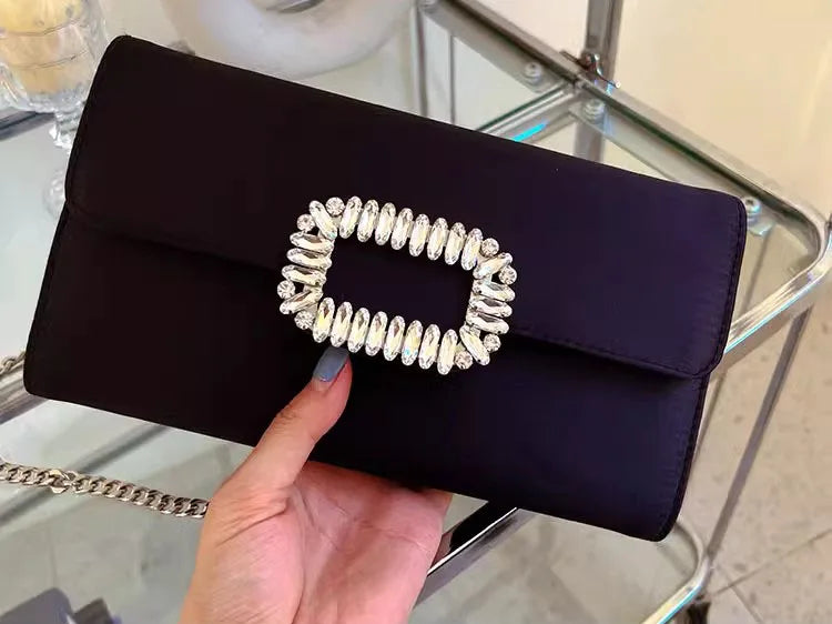Satin Prom Evening Clutch Bag