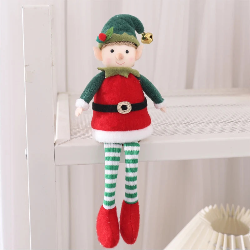 Christmas Elf Doll Hanging Ornament