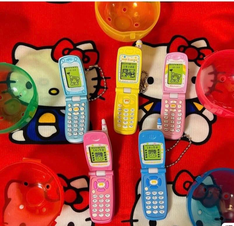 Retro Flip Phone Miniature Toy Gift