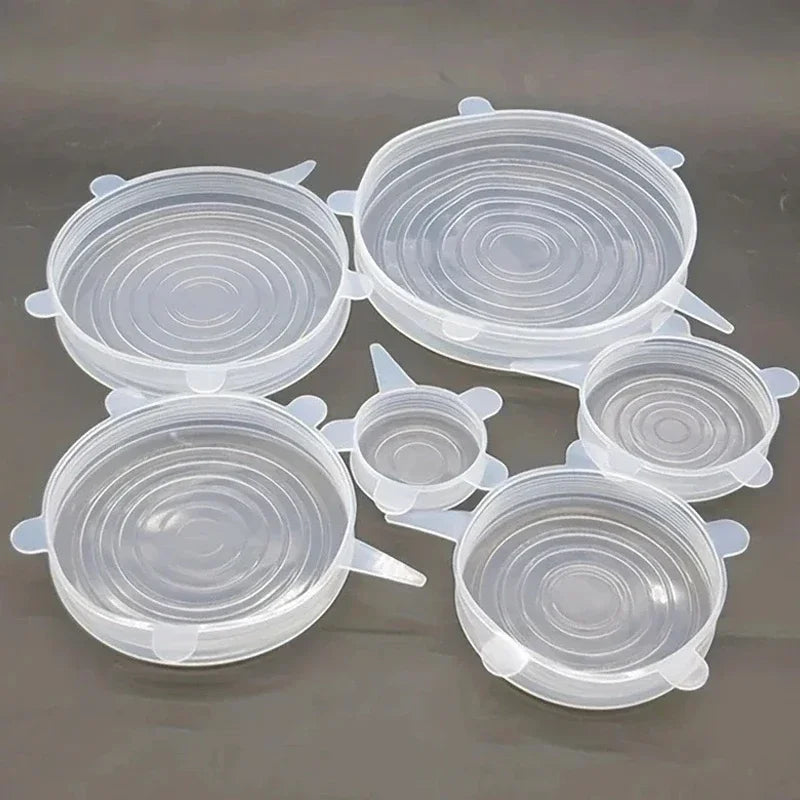 Reusable Silicone Stretch Lid Set