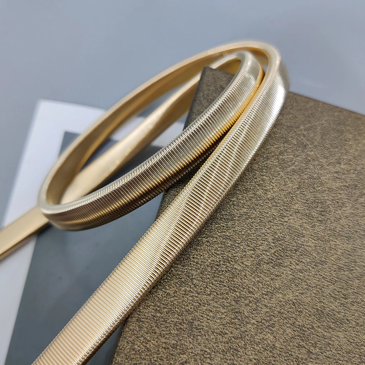 Fashion Rhinestone Gold Chain Belt