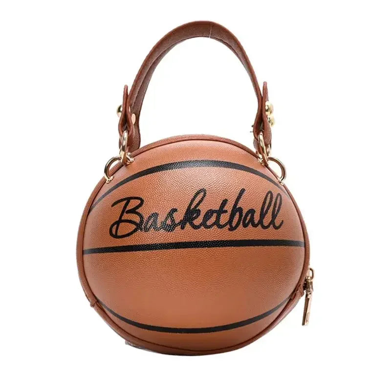 Basketball Round Crossbody Shoulder Bag